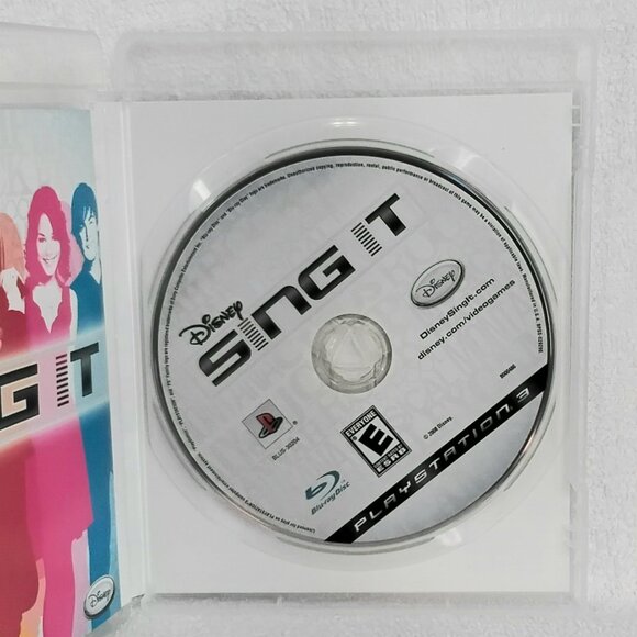 BNWOT 2008 Disney's SING IT Playstation 3 Game Featuring... Never Played!! - Picture 5 of 7